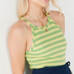 Urban Renewal Remnants High-Neck Striped Tank Top